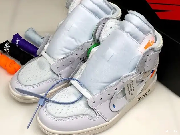 White AQ0818-100 Air Jordan Off-White High 1 Retro 0529